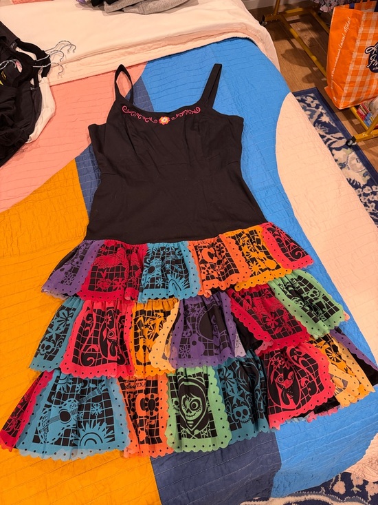 Disney Dresses & Skirts - EUC Disney Pixar Coco The Dress Shop Papel Picado Dress